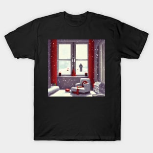 Merry Red Christmas Introverting Snow and Winter T-Shirt